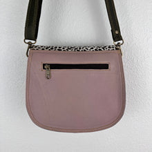 Load image into Gallery viewer, Salvaged Leather Crossbody Bag - bright orange