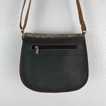 Load image into Gallery viewer, Salvaged Leather Crossbody Bag - rust