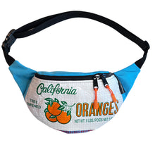 Load image into Gallery viewer, Upcycled Orange Bag Fanny Pack