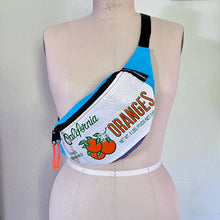 Load image into Gallery viewer, Upcycled Orange Bag Fanny Pack