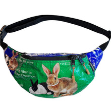 Load image into Gallery viewer, Recycled Bunny Feed Bag Fanny Pack