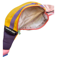 Load image into Gallery viewer, Retro Colorblock Fanny Pack - Yellow/Pink
