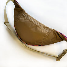 Load image into Gallery viewer, Vintage Dot Upholstery Crescent Fanny Pack
