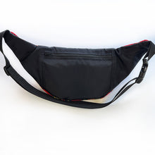 Load image into Gallery viewer, Red Plaid Crescent Fanny Pack