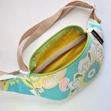 Load image into Gallery viewer, Vintage Floral Crescent Fanny Pack