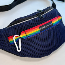 Load image into Gallery viewer, Utility Fanny Pack - Navy/Rainbow
