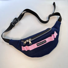 Load image into Gallery viewer, Utility Fanny Pack - Navy/Pink