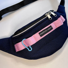 Load image into Gallery viewer, Utility Fanny Pack - Navy/Pink