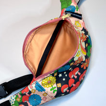 Load image into Gallery viewer, Cosmic Mushroom Crescent Fanny Pack