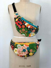 Load image into Gallery viewer, Cosmic Mushroom Crescent Fanny Pack