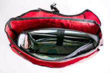 Load image into Gallery viewer, British Royal Mail Courier Messenger Bag with American Happy organizer