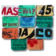 Load image into Gallery viewer, Recycled Feed Bag Card Holder Wallet