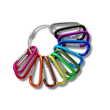 Load image into Gallery viewer, Colored Carabiner Bag Clip