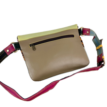 Load image into Gallery viewer, Salvaged Leather Belt Bag - baby blue
