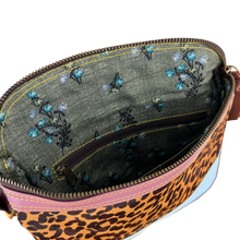 Load image into Gallery viewer, Salvaged Leather Belt Bag - baby blue