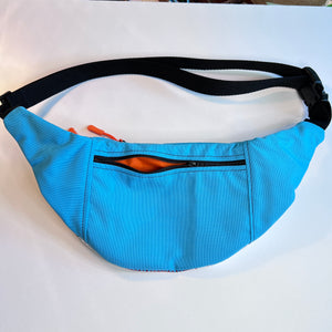 Upcycled Orange Bag Fanny Pack