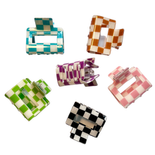 Load image into Gallery viewer, Checkered Hair Clips