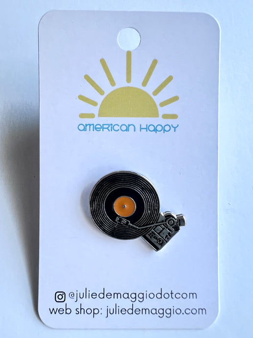 Record Player Pin