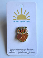 Load image into Gallery viewer, Owl Pin