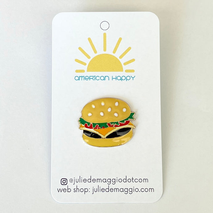 Cheesburger Pin