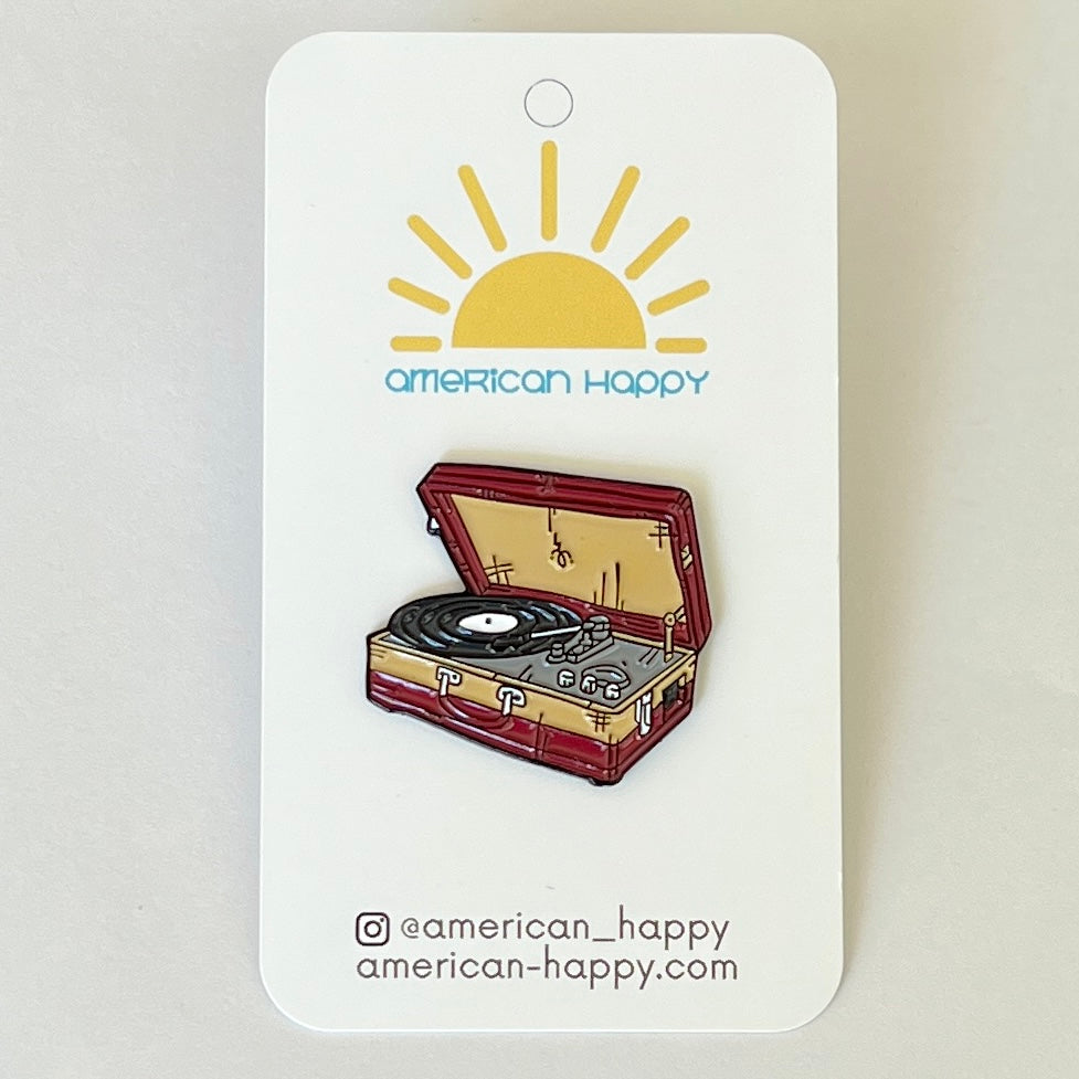 Record Player Pin