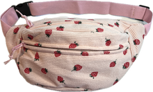Load image into Gallery viewer, Corduroy Fanny Pack - Pink Strawberry Print