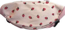 Load image into Gallery viewer, Corduroy Fanny Pack - Pink Strawberry Print