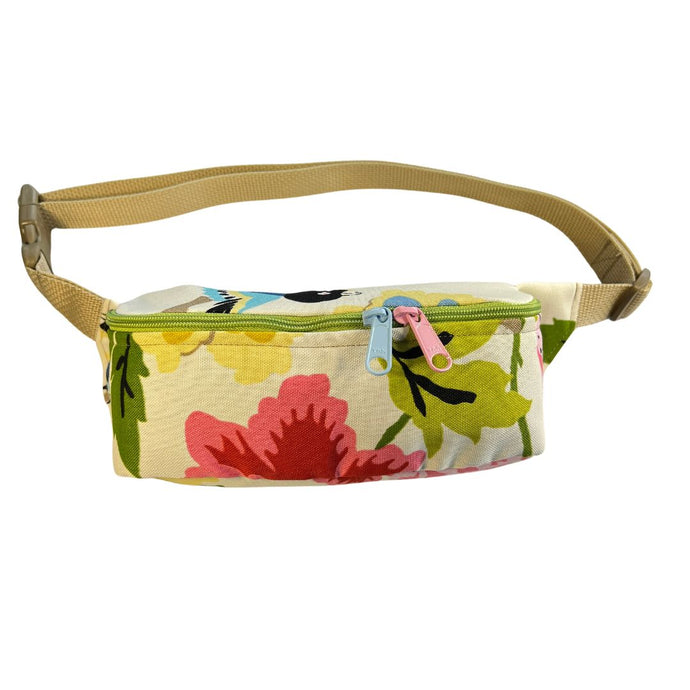 Bluebird Floral Rectangle Fanny Pack