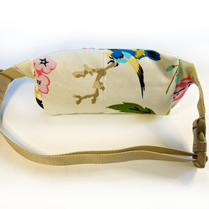 Bluebird Floral Rectangle Fanny Pack