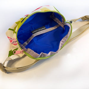 Bluebird Floral Rectangle Fanny Pack