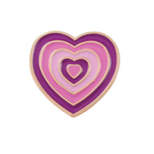 Load image into Gallery viewer, Concentric Hearts - Purple