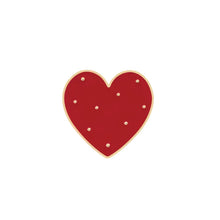 Load image into Gallery viewer, Dotted Heart Enamel Pin