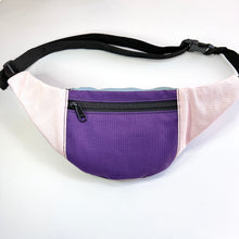 Load image into Gallery viewer, Retro Colorblock Fanny Pack - Purple/Pink