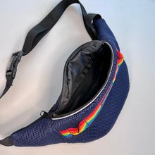Load image into Gallery viewer, Utility Fanny Pack - Navy/Rainbow