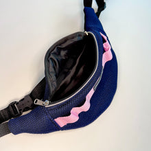 Load image into Gallery viewer, Utility Fanny Pack - Navy/Pink