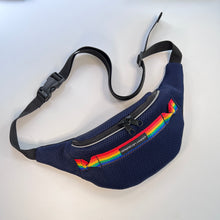Load image into Gallery viewer, Utility Fanny Pack - Navy/Rainbow