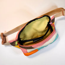 Load image into Gallery viewer, Big Colorful Stripes! Rectangle Fanny Pack