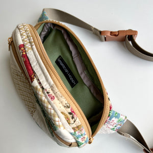 Repurposed Quilt Fanny Pack - Oval