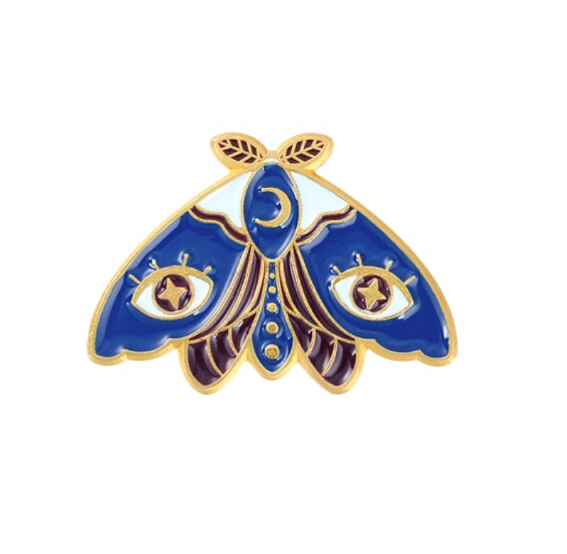 Moth Friend Pin